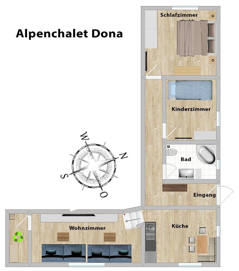Alpenchalet Dona Partenen Εξωτερικό φωτογραφία